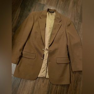 Mens Brooks Brothers 100% Camelhair Blazer Jacket